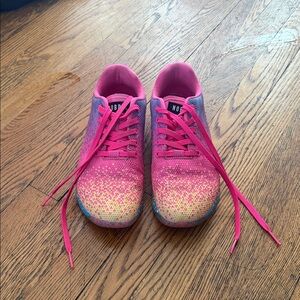 NOBULL Pink and Yellow Athletic Shoes